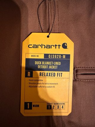 Chaqueta Carhartt Detroit Relaxed Fit Marrón