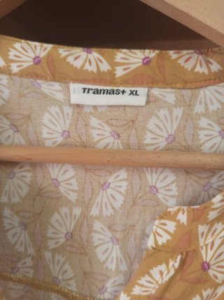 Vestido TRAMAS XL Estampado Amarillo