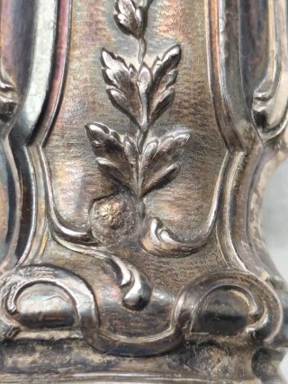 Pinza jamonero/cordero vintage plata