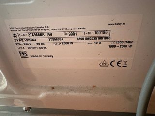 Lavadora Balay 8 kg