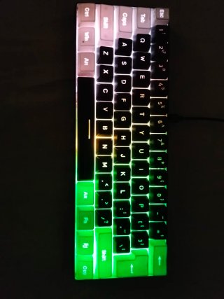Teclado Gamer 60% Mecânico RGB