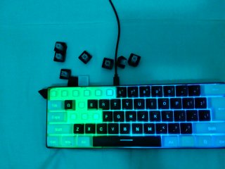 Teclado Gamer 60% Mecânico RGB