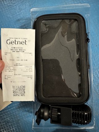 ACCETEL Soporte Móvil Moto Impermeable 6.5