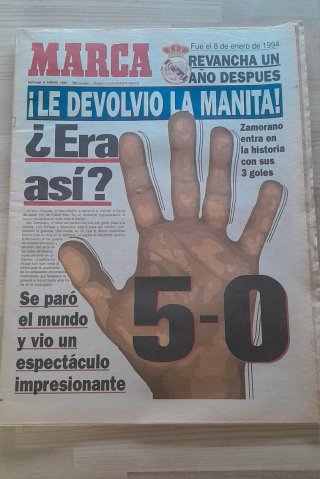 Periódico Marca 8 Enero 1995