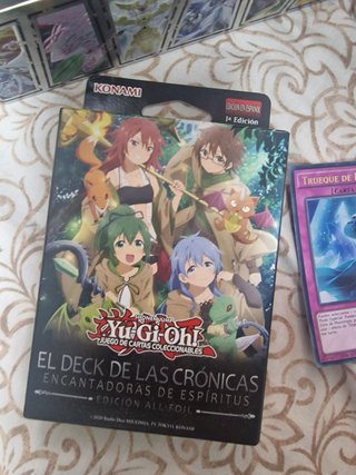 Lote Yu-Gi-Oh! Caja, Mazos y Cartas + 7 sobres