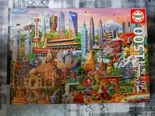 Puzzle Educa 1500 Piezas Monumentos Mundiales