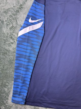 Sudadera Nike Dri-Fit Media Cremallera Azul Hombre