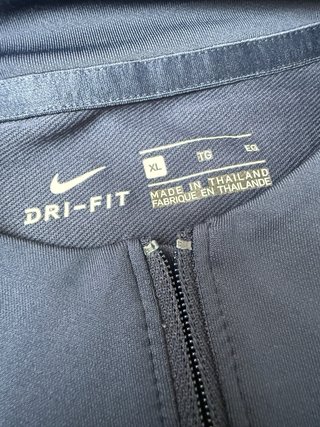 Sudadera Nike Dri-Fit Media Cremallera Azul Hombre