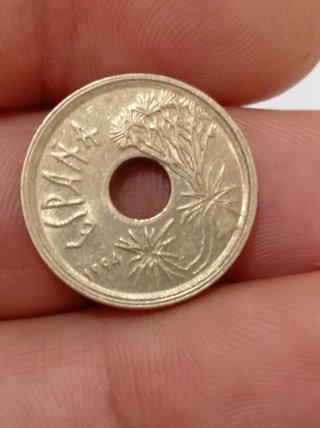 Moneda 25 Pesetas Canarias