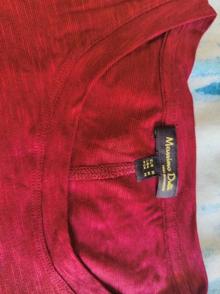 Camiseta Massimo Dutti Granate Talla M