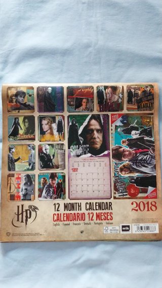 Calendario Harry Potter 2018