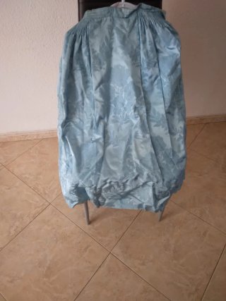 Traje de Fallera Azul Talla M damasco