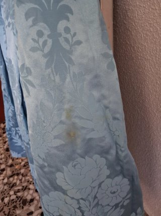 Traje de Fallera Azul Talla M damasco