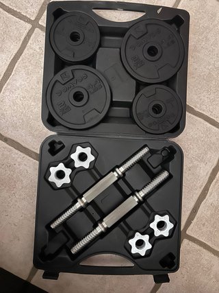 Juego de pesas Decathlon 20 kg