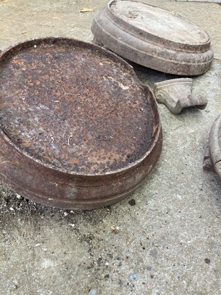 Estufa leña piezas restauración