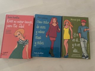 Lote 3 libros juveniles