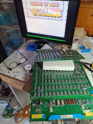 Pcb Legend of Hero Tonma 1989 -  Audio Difettoso