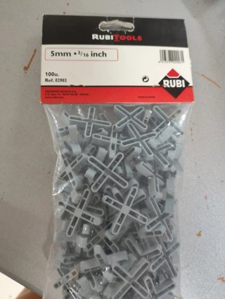 Cruzetas para azulejos Rubi 5mm