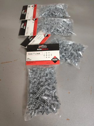Cruzetas para azulejos Rubi 5mm