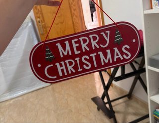 Cartel Decorativo Merry Christmas