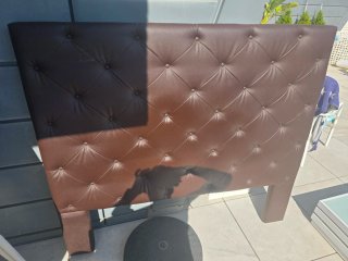 Cabecero de cama estilo chesterfield
