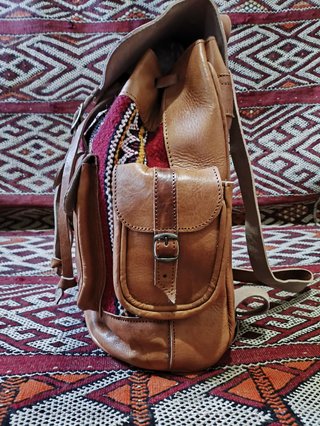 Mochila Marroquí Artesanal Cuero