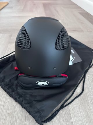 Casco tg 57, GPA, nero, nuovo con cartellino