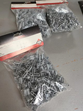 Cruzetas para azulejos Rubi 7mm