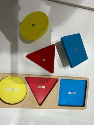 Puzzle madera figuras geométricas
