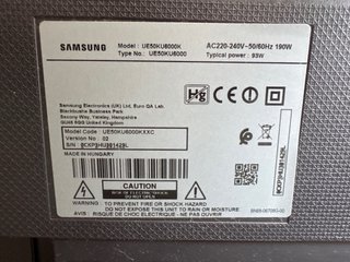 Samsung 50” 4K Smart TV UE50KU6000K