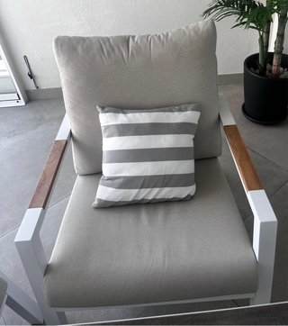 Sofá y 2 sillones exterior