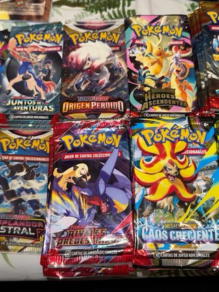 Sobres Pokémon vacios