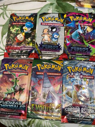 Sobres Pokémon vacios