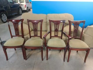 4 Sillas de Comedor y 2 Sillones