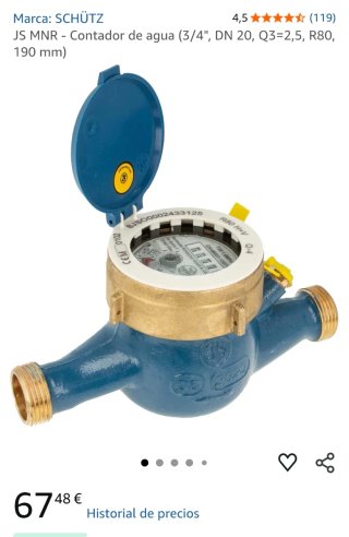 Contador de agua 3/4 Schlösser