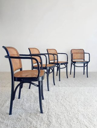 4 Sillas Thonet by Josef Hoffmann | Vintage 70s