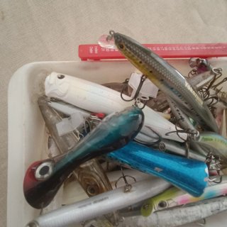 Lote señuelos pesca variados