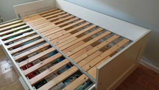 Estructura Diván BRIMNES IKEA con 2 cajones