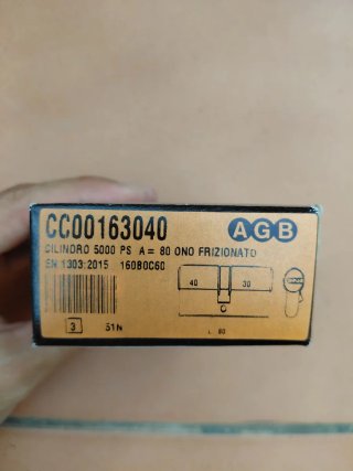 Bombín Cerradura AGB 5000 PS