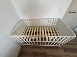 Maxicuna/cama blanca 140x70