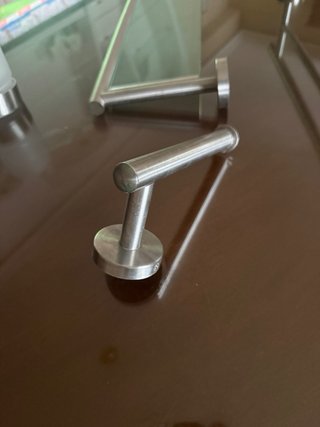 Espejo Redondo con Cuerda + accesorios baño