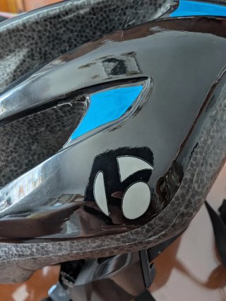 Casco de ciclismo Bontrager azul y negro
