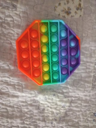 Pop It dinosauro e esagonale arcobaleno