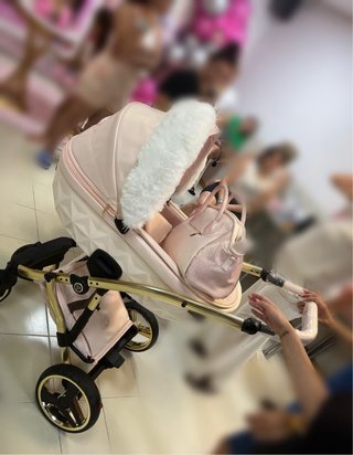 Carrito Junama Candy Rosa 3 piezas