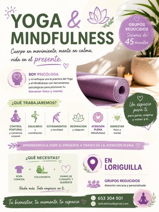 Yoga y Mindfulness en Loriguilla