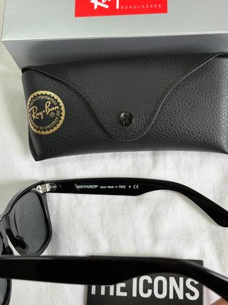 Gafas de Sol Ray-Ban Wayfarer Black/Grey talla 50