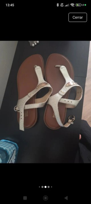 Sandalias Michael Kors Talla 38 Doradas