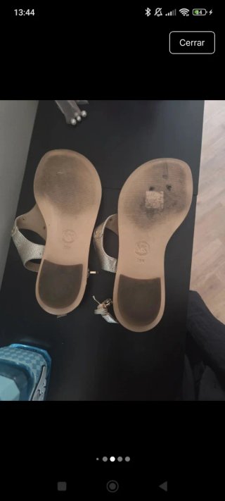 Sandalias Michael Kors Talla 38 Doradas
