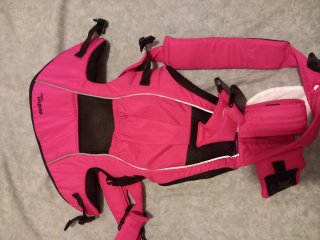 Mochila Portabebés Asalvo Baby Fucsia 2/1