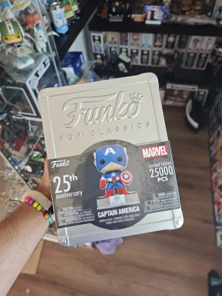 Funko Pop Classics Capitán América 25th Aniversari
